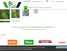 Tablet Screenshot of bgmadrid.com